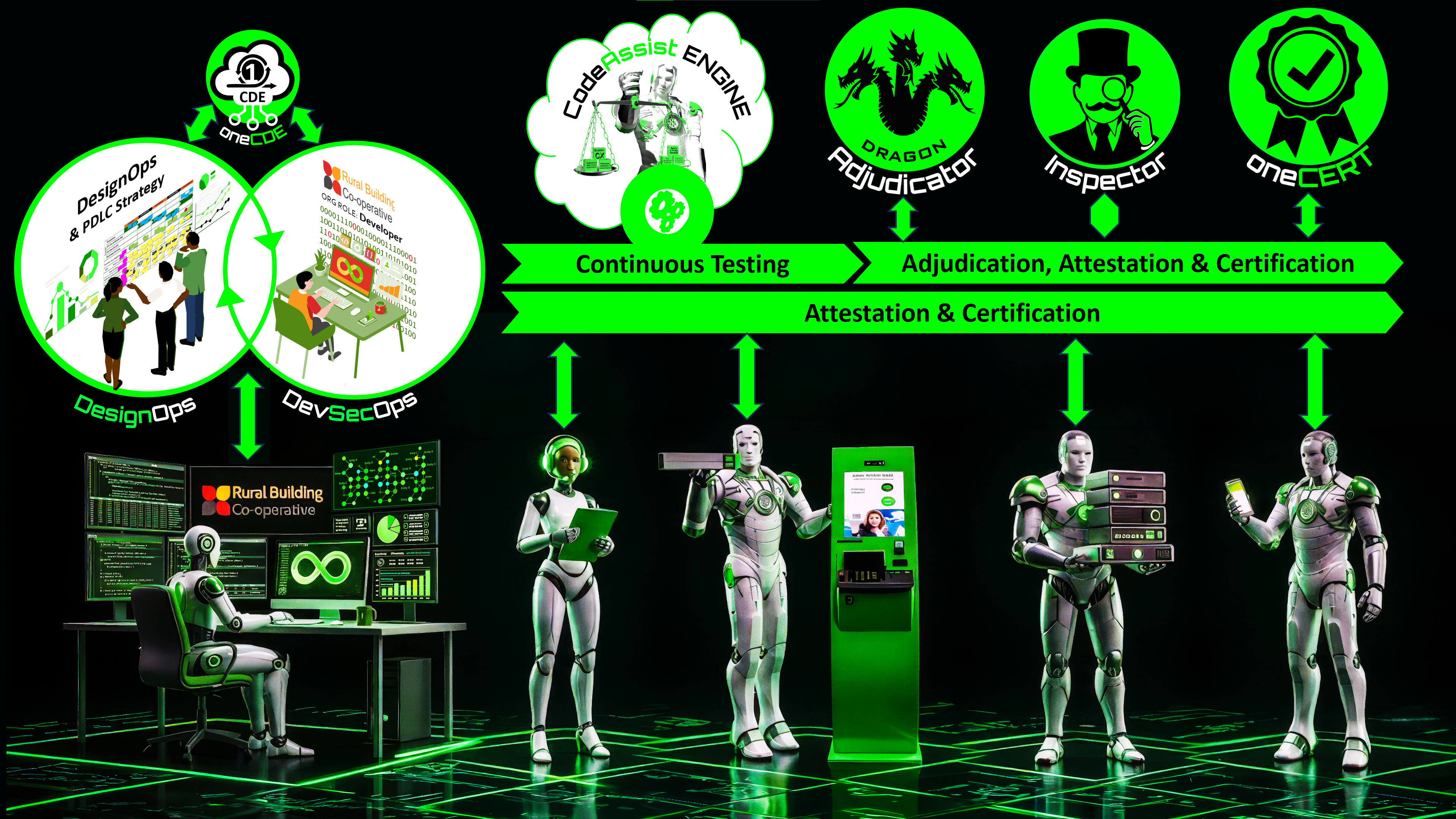 Agentic CDE v2 – The design-to-deployment workflow of the onePOI.online TRS-MS